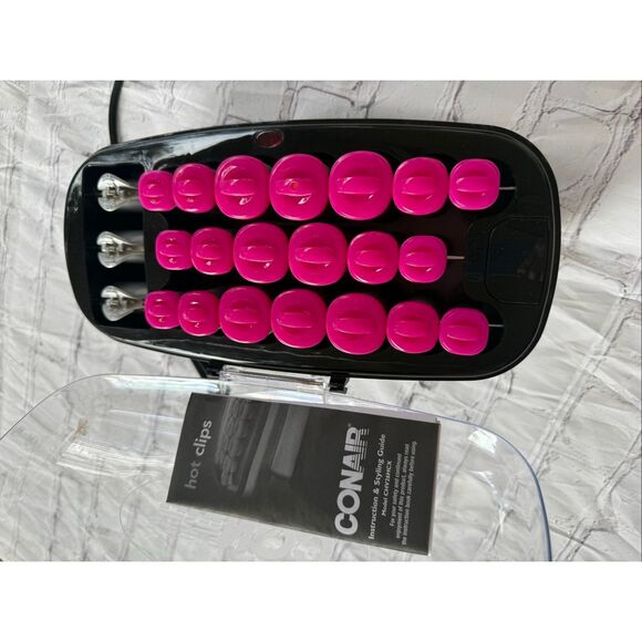 Conair Hot Clips Curling Rollers Multi Size 20 PC Curl Wave Volume Easy Use Set - Picture 9 of 14